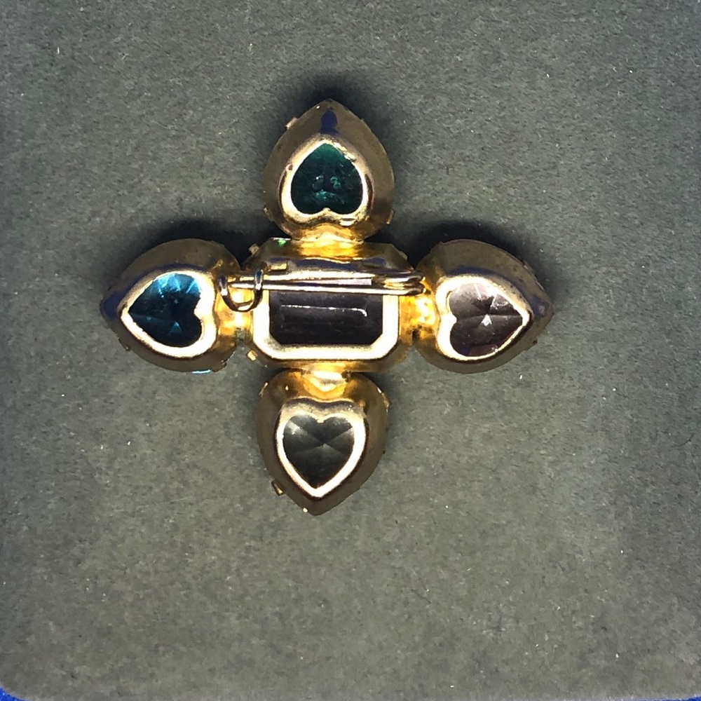 💙💚🍑💛💜Multicoloured brooch - Picture 3 of 5